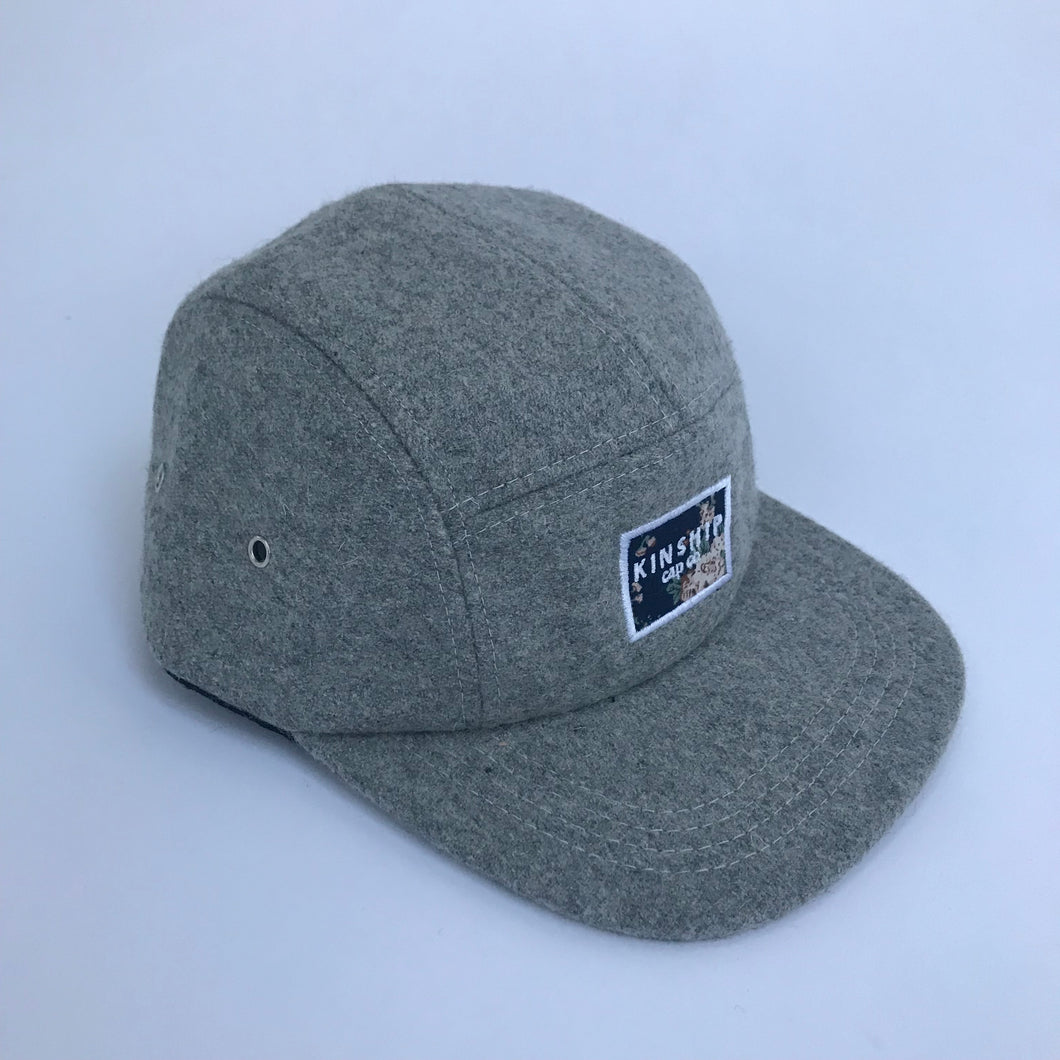 Grey wool 5-panel / toddler